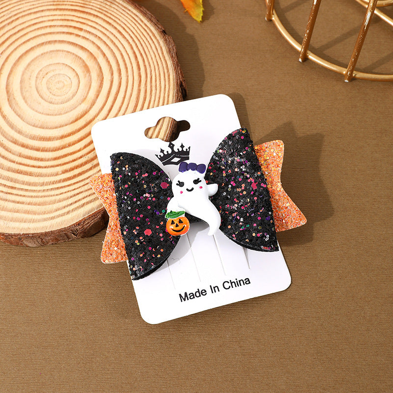 Halloween Barrettes Ghost Festival Party Festival Atmosphere Decor
