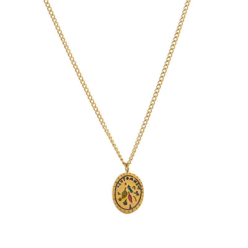 Retro Versatile 18k Necklace And Bracelet