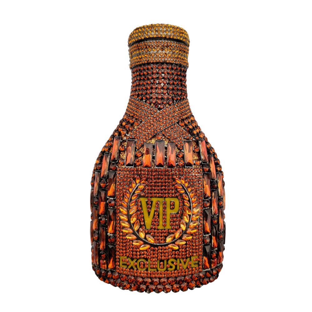 Champagne Bottle Diamond Hand Holding Dinner Bag