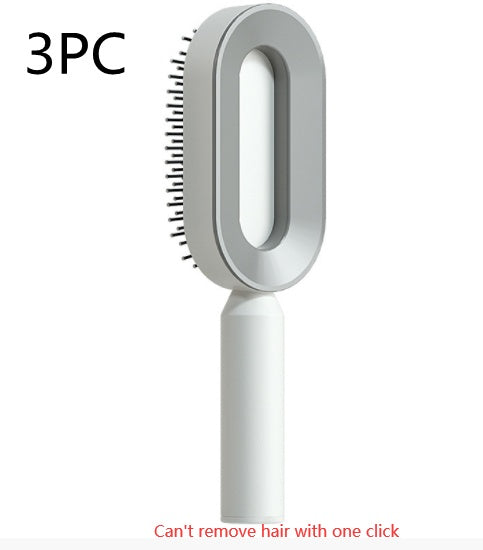 Self Cleaning Hair Brush One-key Airbag Massage