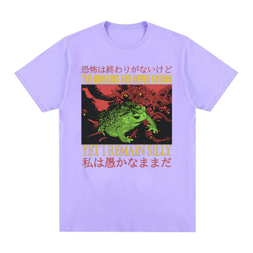 Men's Casual Loose Printed Short Sleeved Shirt
