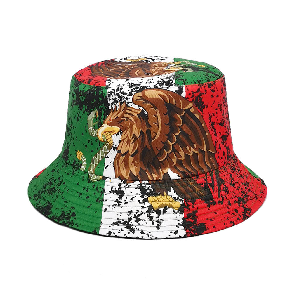 Eagle Pattern European And American Retro Nostalgic Fashion Bucket Hat