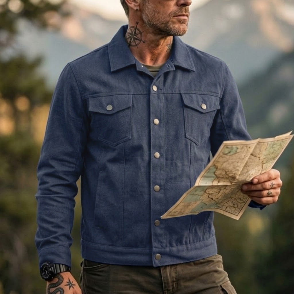 Mens Stylish Casual Slim-fit Jacket