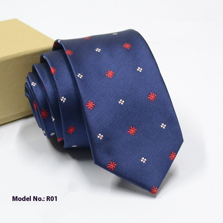 Fashion Exquisite Jacquard Tie Wedding Groom