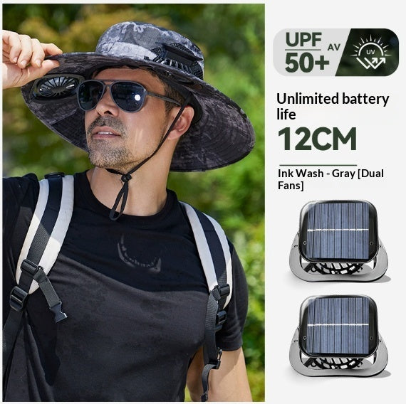 Spray Fan Hat Cooling Sunshade Fisherman Hat