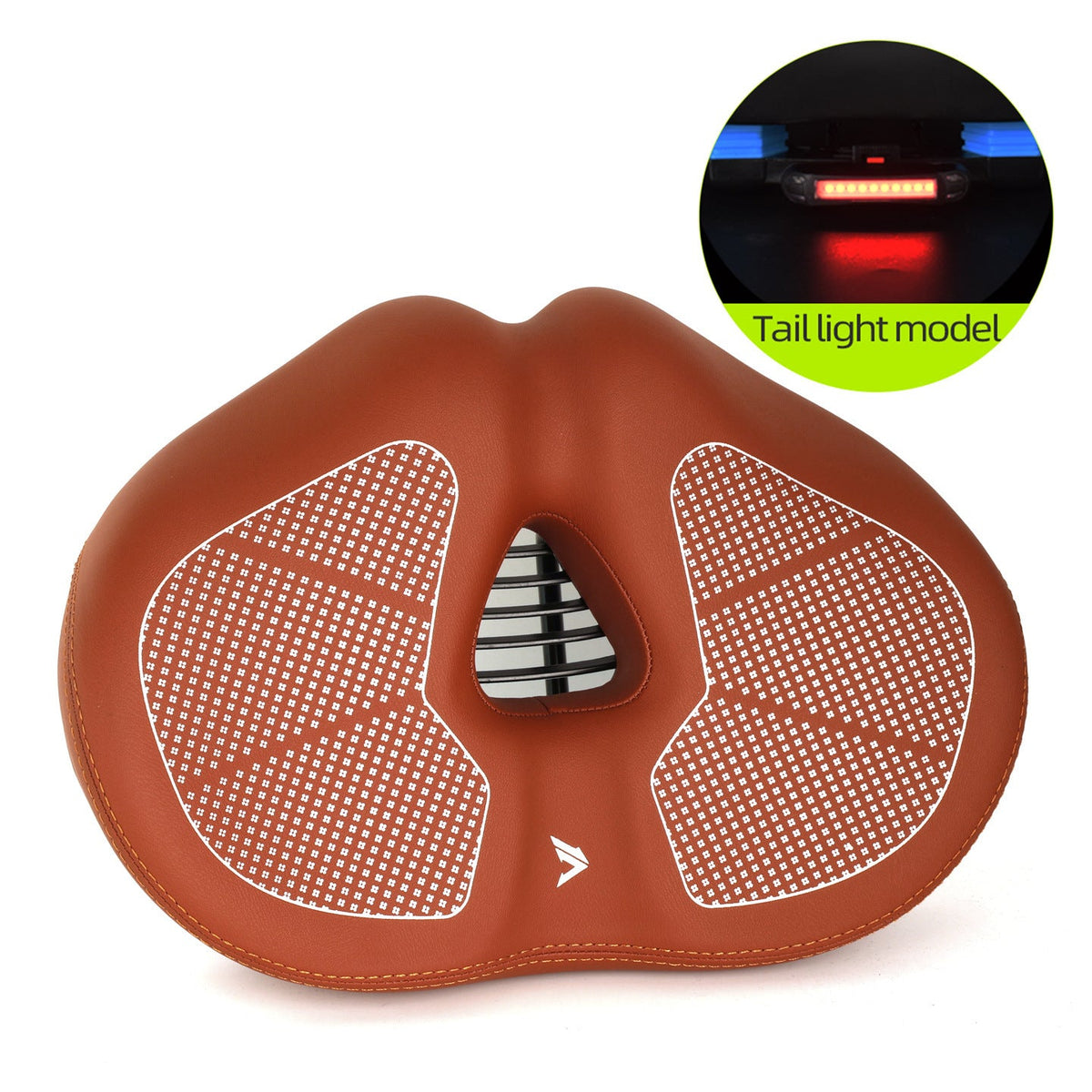 Wider Mountain Bike Saddle Shaped 412 Folding Bike Seat Cushion