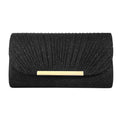 Women's Hardware Edge Party Pattern Fine Pink Clutch