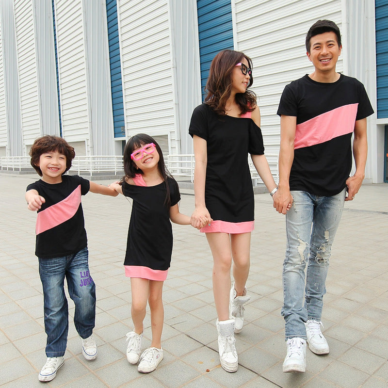 New Korean-style Family Matching Outfits For Parents And Kids