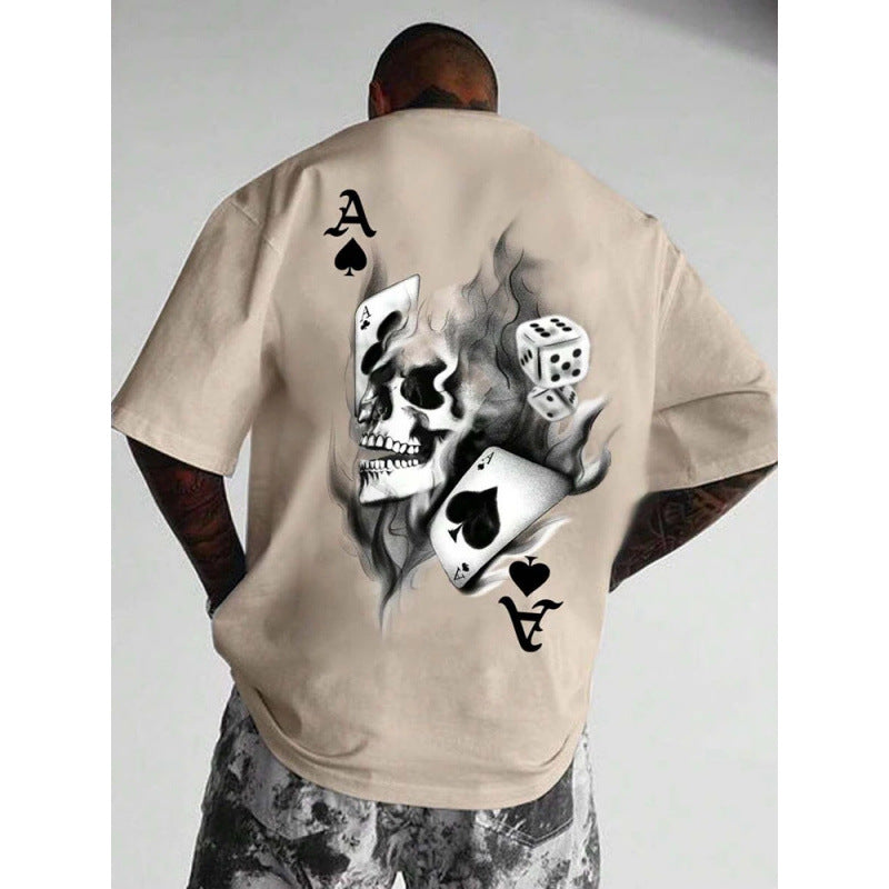 Summer Outdoor Casual Men's T-shirt Seaside Surf