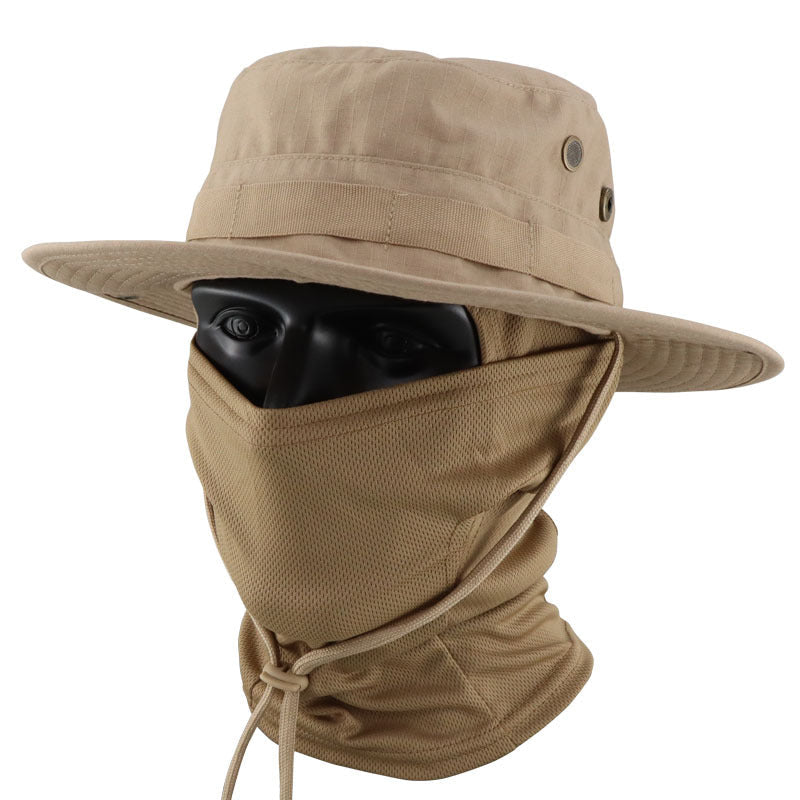 Multi-functional Outdoor Sun Protection Breathable Round-brim Fishing Hat