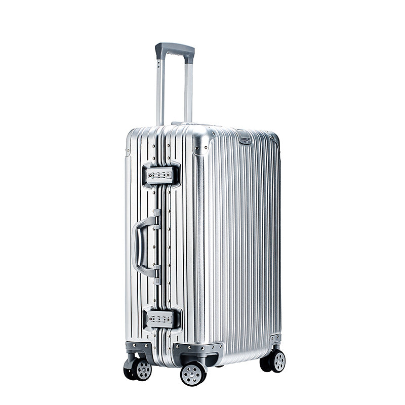 Aluminum Magnesium Luggage Password Trolley Case