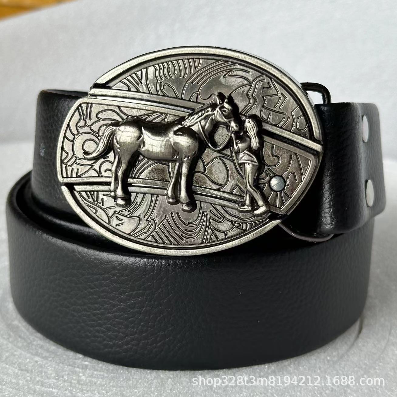 Smooth Buckle For Self-defense Trendy Punk-style Belt Buckle With A Distinctive Look