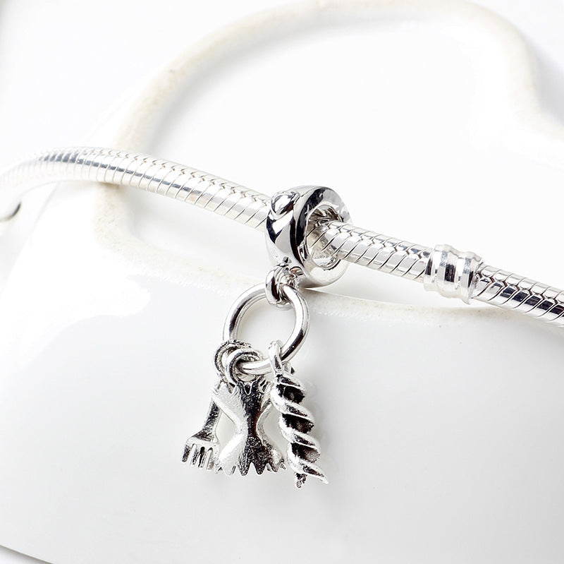 Stylish Silver Alloy Potluck Fork