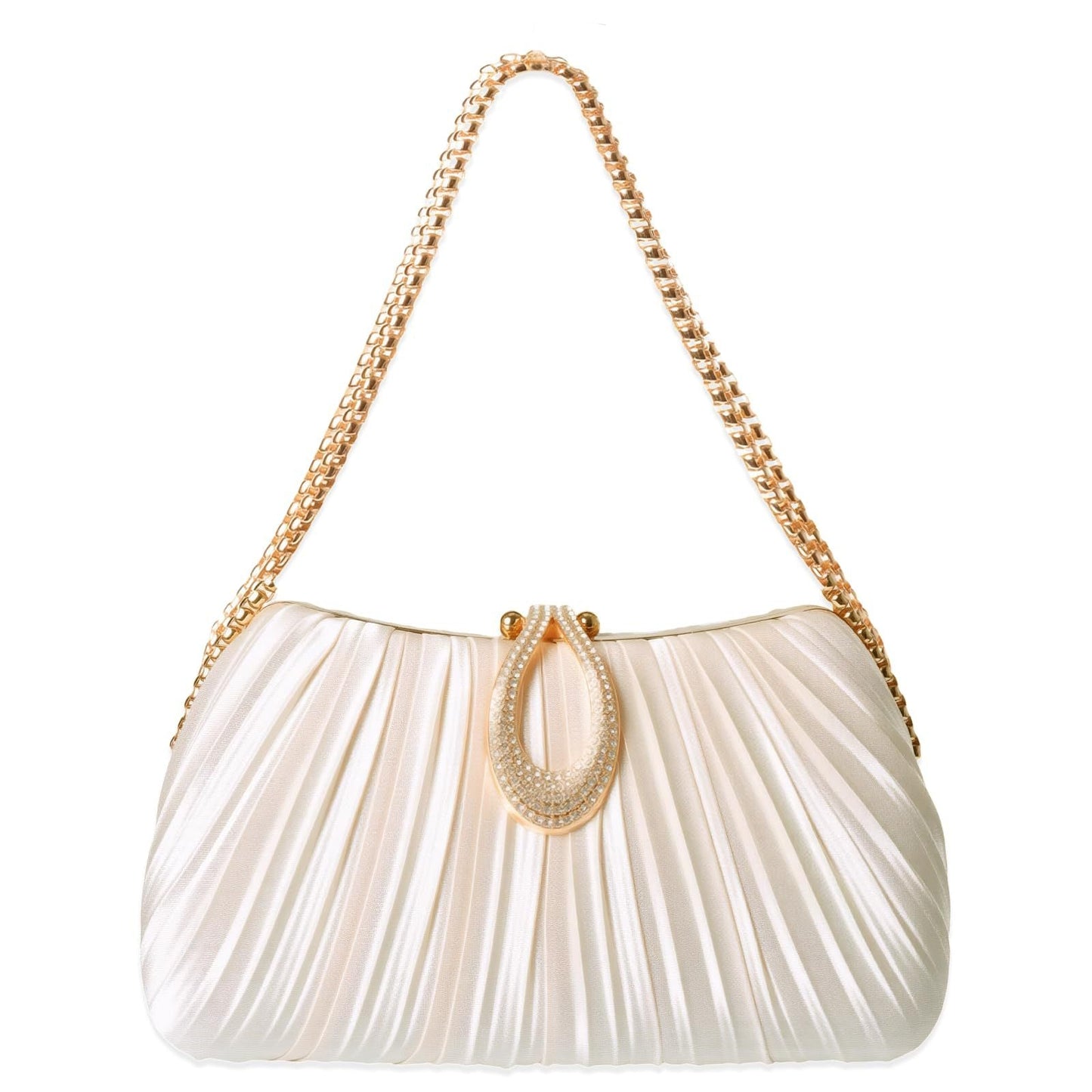 New Satin Pleated Evening Bag For Women