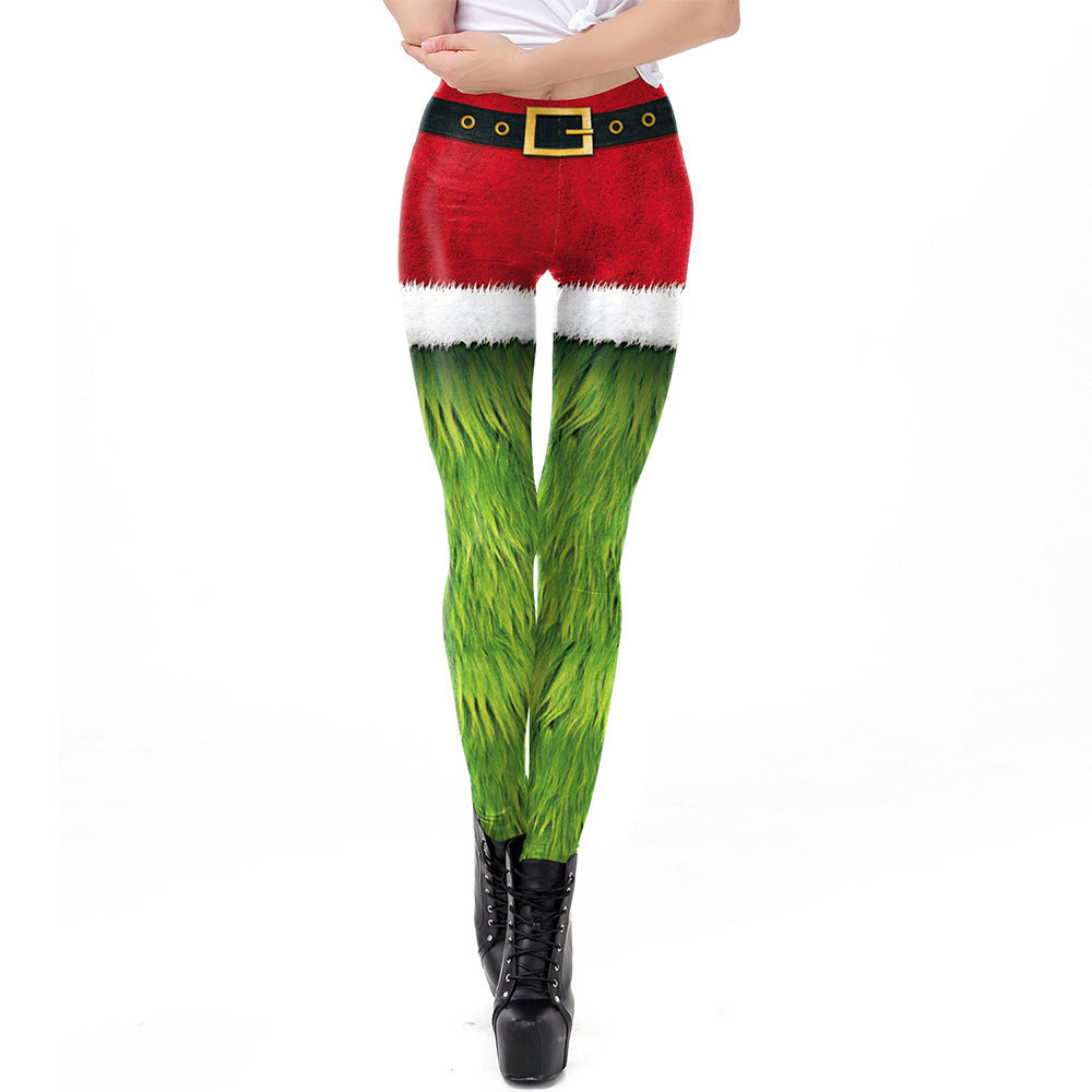 Sexy 3D Digitally Printed Slim-fit Leggings