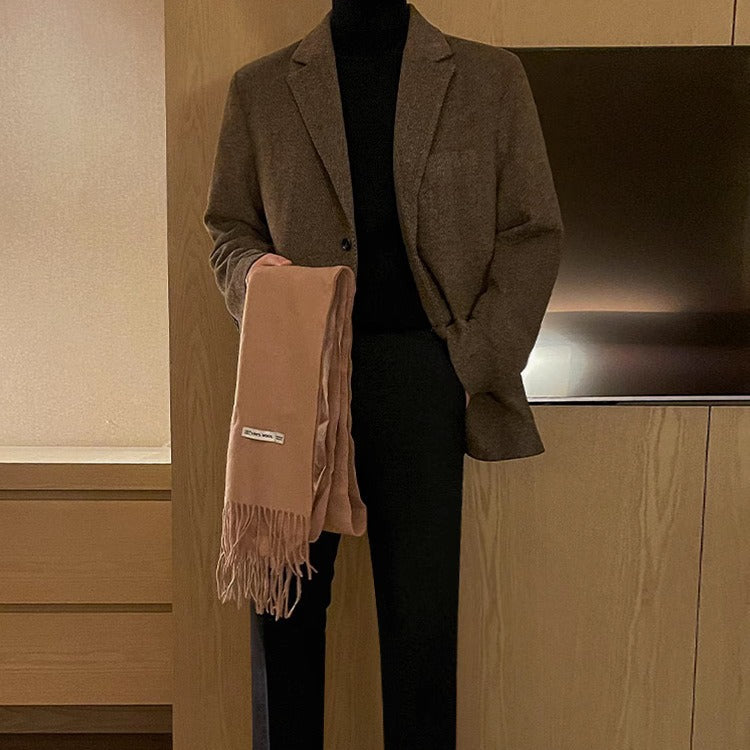 Premium-Feel Casual Winter Thickened Loose-Fit Coat For Men