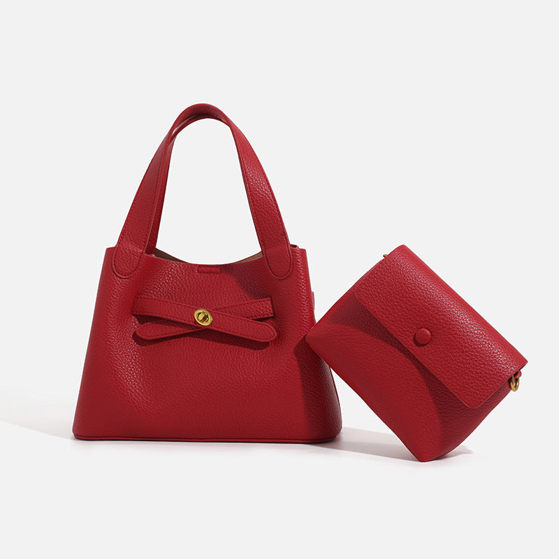 Fashionable Bucket Bag With A Cross-body Strap
