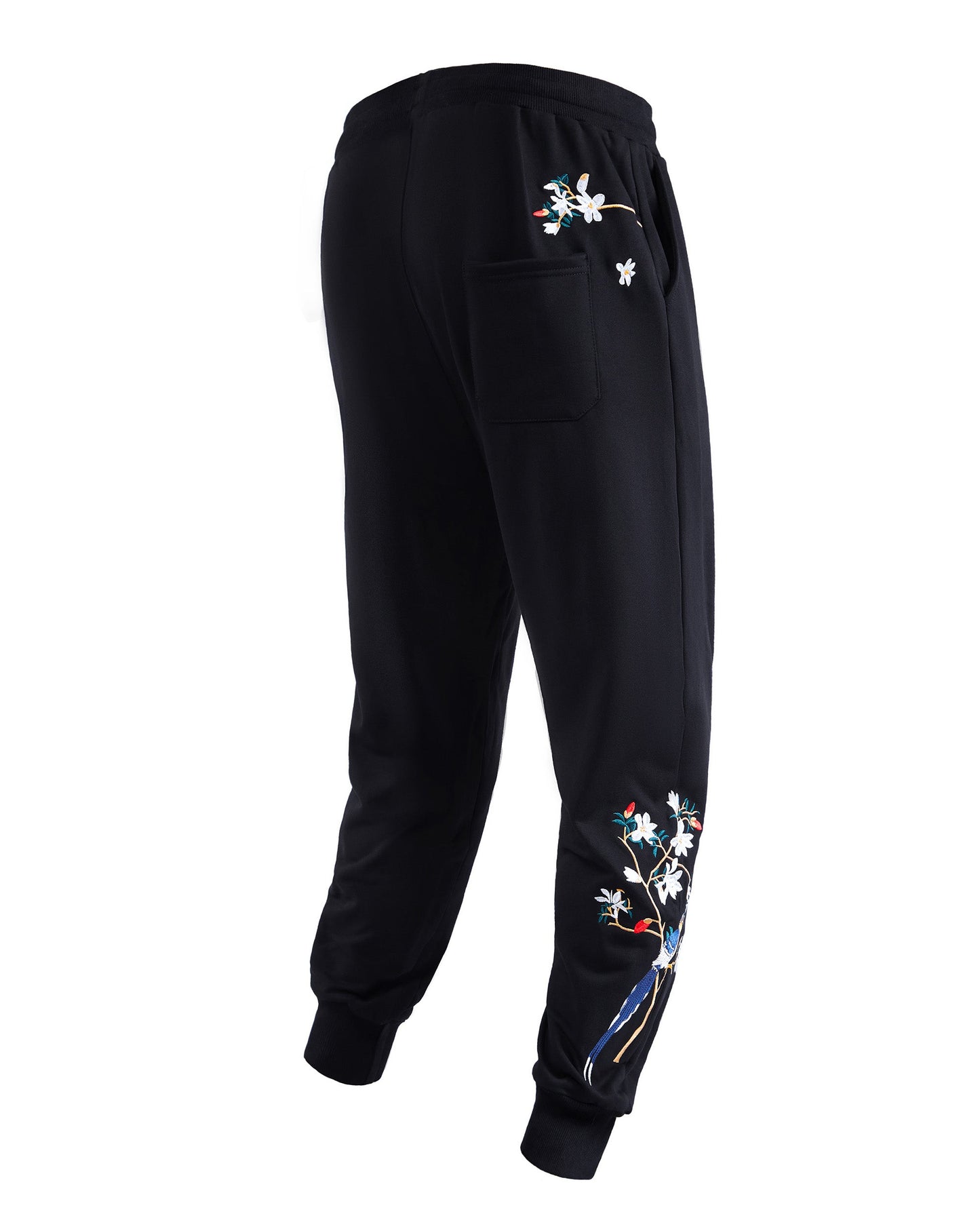 7046 Flowers Bestickte Jogginghose