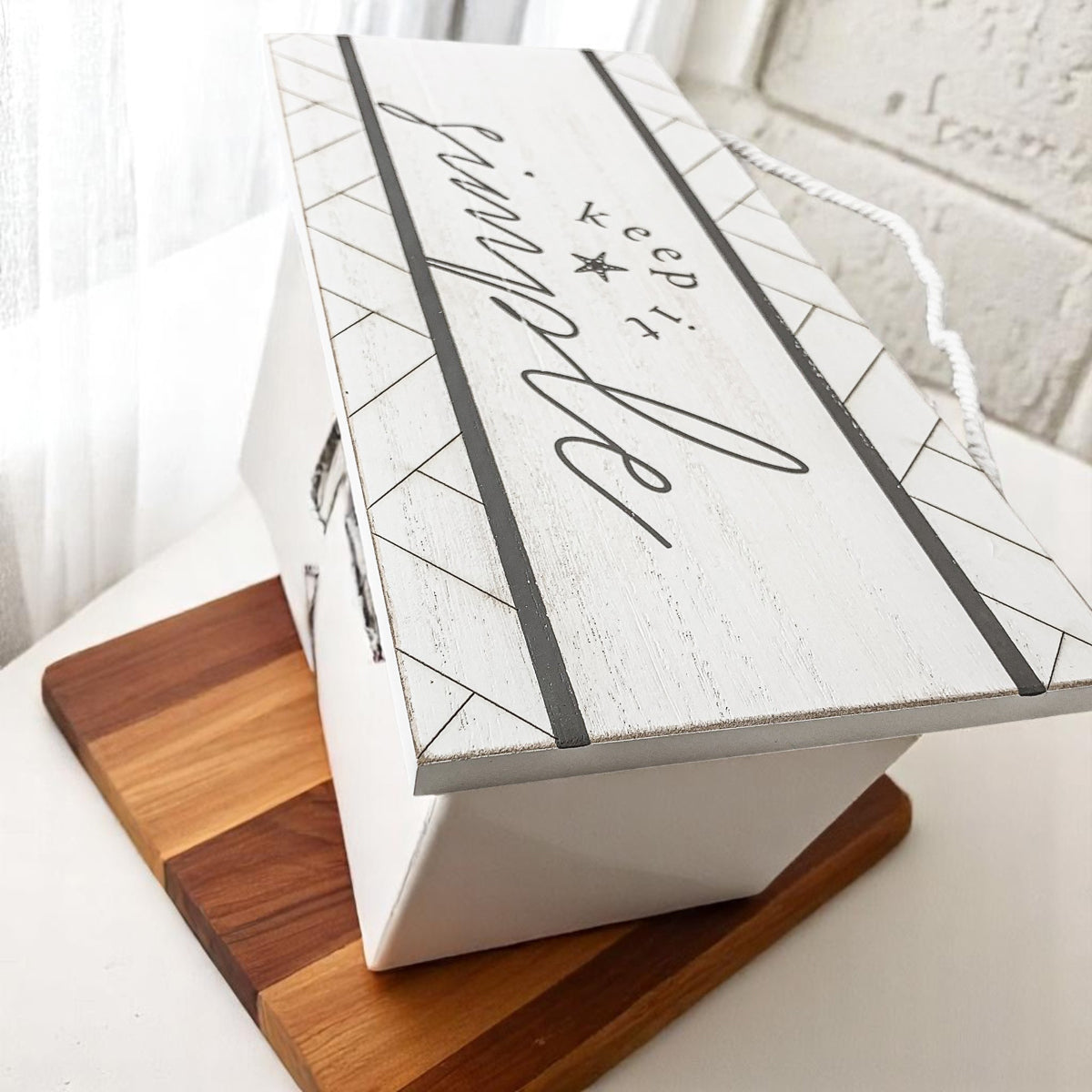 Keep It Simple Summer Schild 28x13cm Holz Strand Wanddeko Modern Coastal
