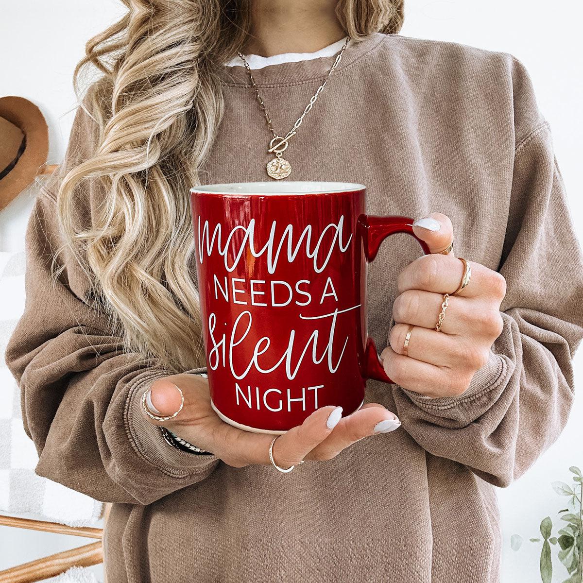 Christmas Coffee Mug Double Sided Ceramic Funny Holiday Snark Mug 15oz