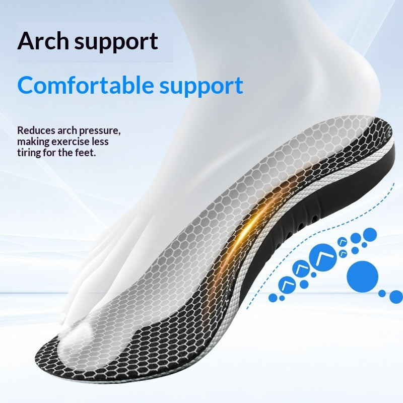 High-arch Support Sports Insole That Wicks Away Sweat And Controls Odor