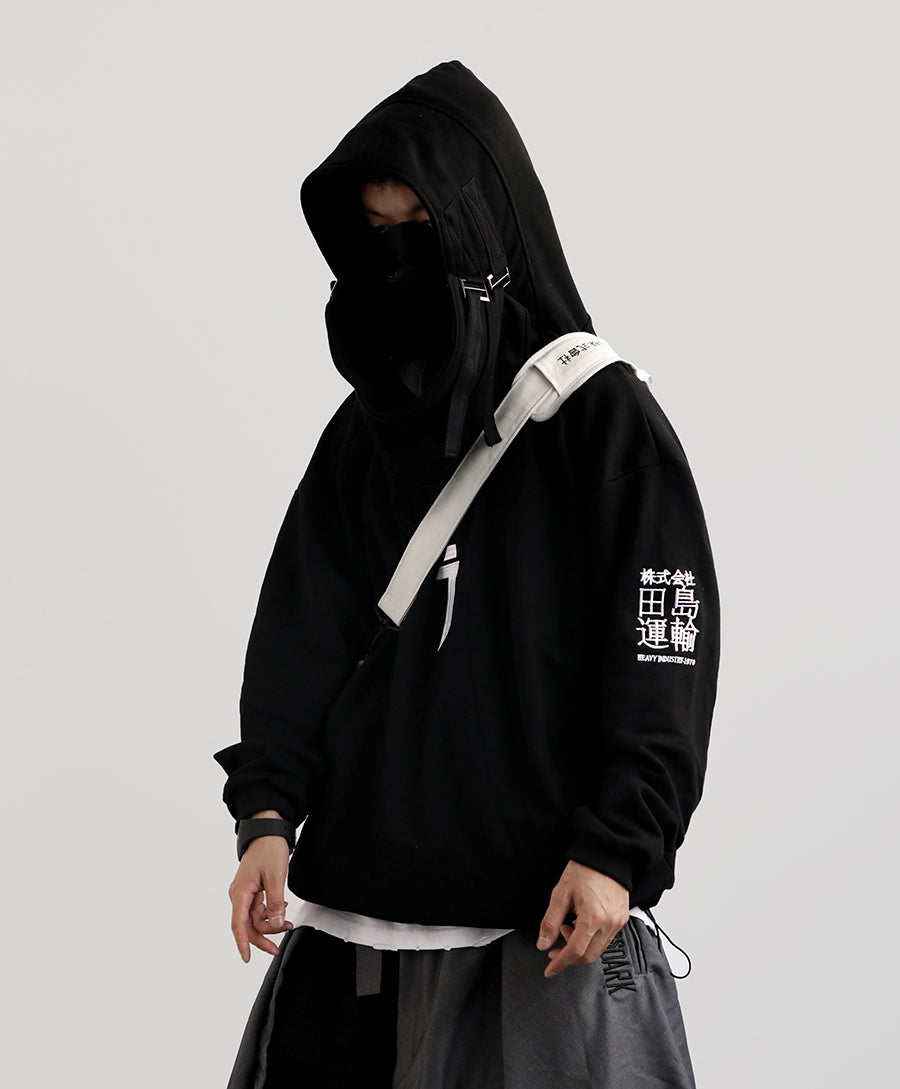 Sweat à capuche HiH6 Black I-Tech