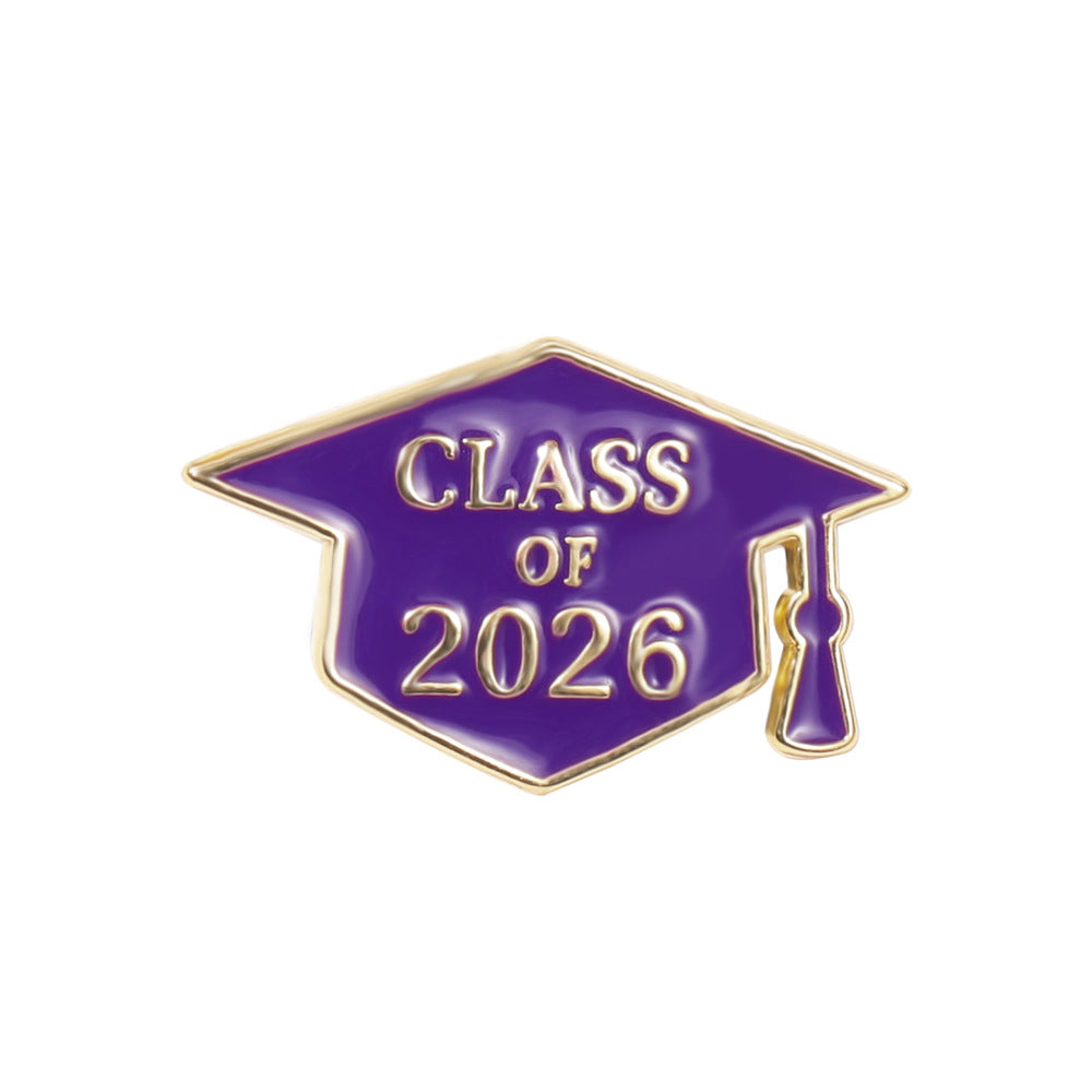 New Graduation Season Bachelors Cap Series Brooch Set
