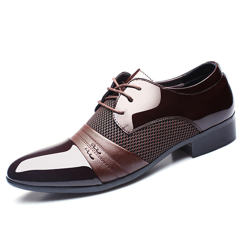 Fashionable Korean-style Leather Shoes For Men