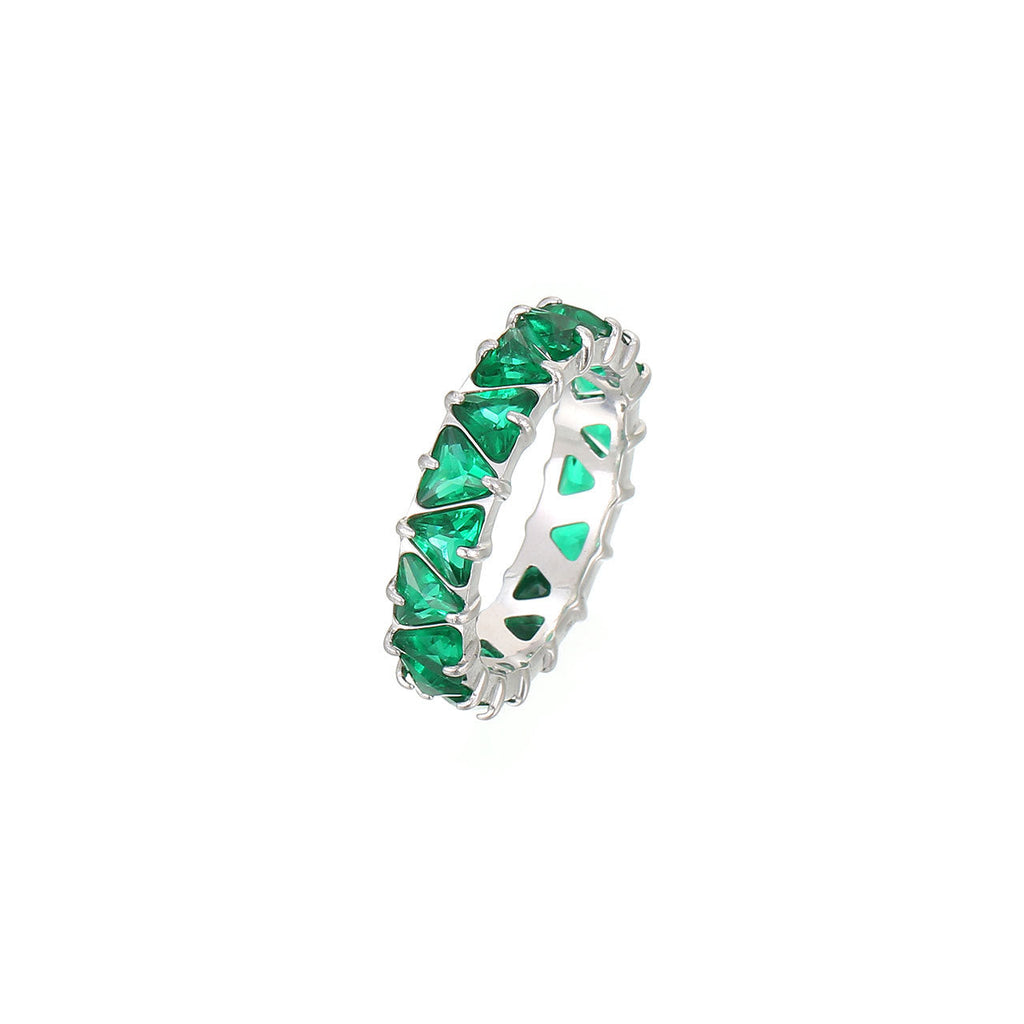 Fashionable Colorful Zircon Ring For Women