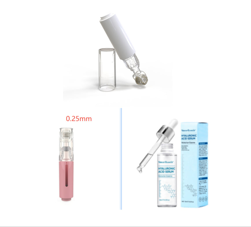 3 In 1 Lip Care Roller Needle Roller Lip Roller Beard Growth Roller Beard Hair Growth Roller Beard Treatment & Serum Applicant