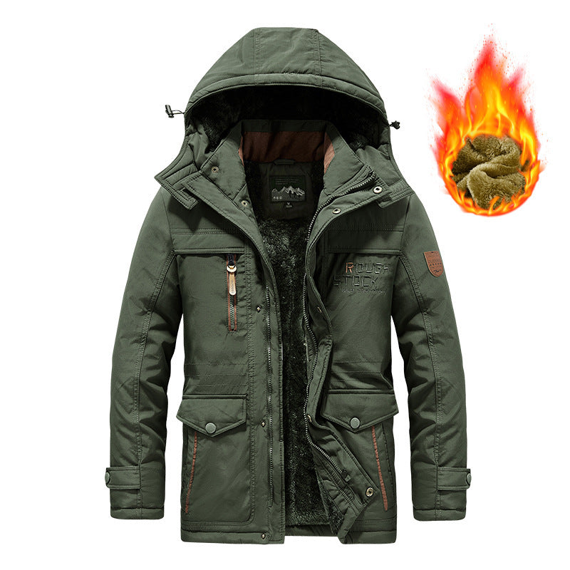 New Autumnwinter Mens Insulated Tactical Jacket