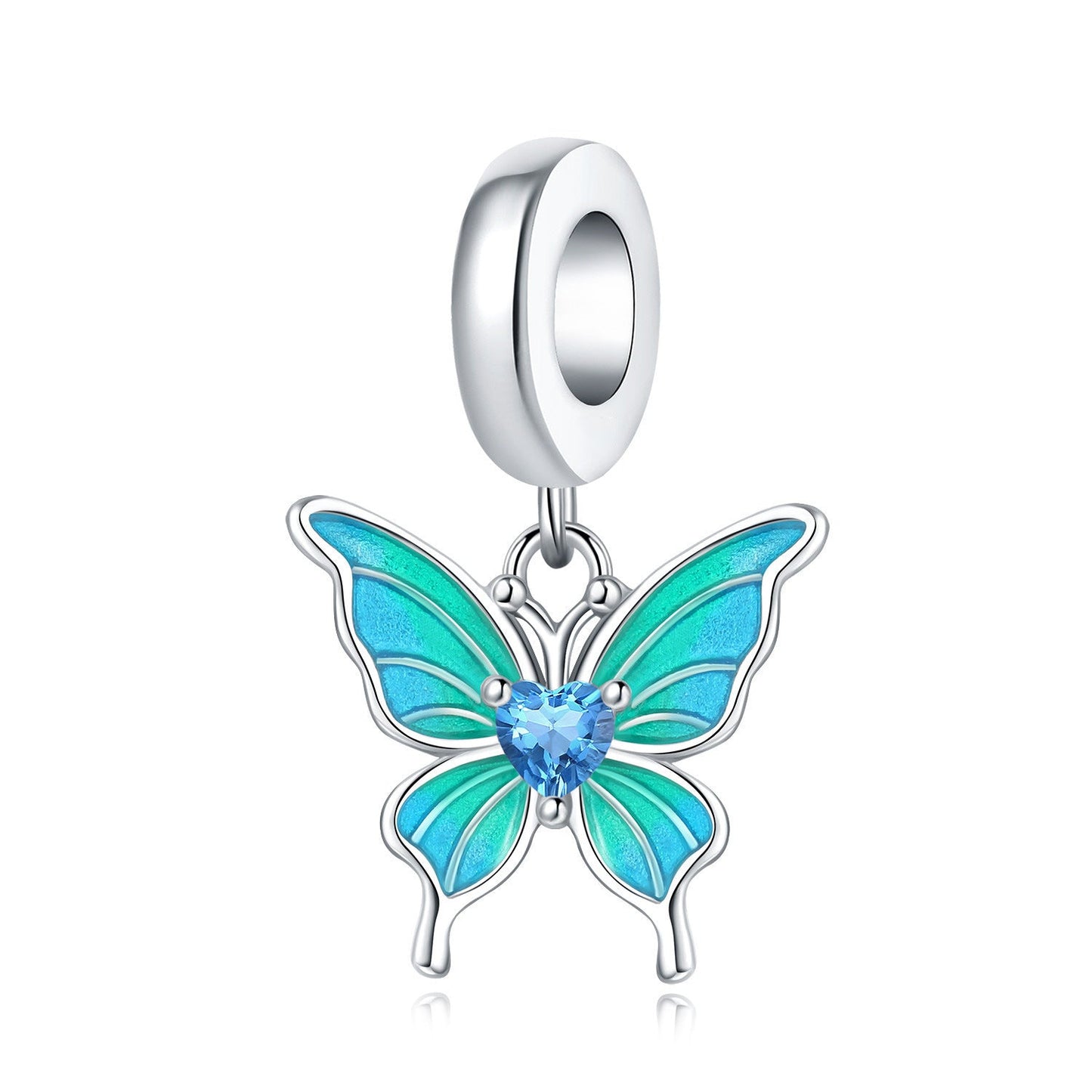 DIY Copper Gradient Butterfly Jewelry Bead Pendant