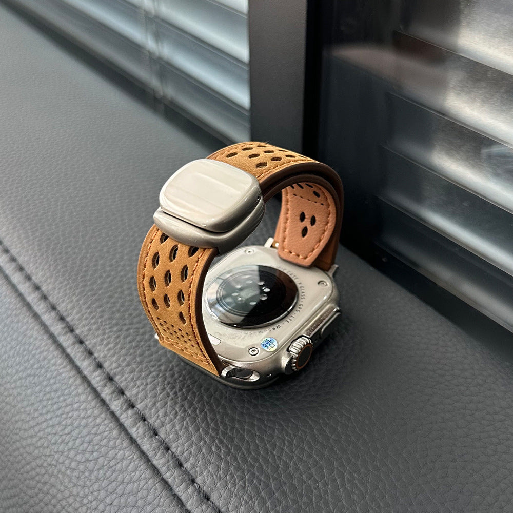 Magnetic-clasp Breathable Strap For IWatch