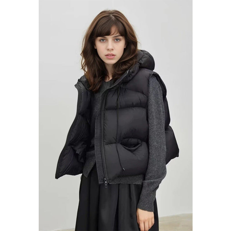Women's Loose High-end Padded Vest-style Jacket