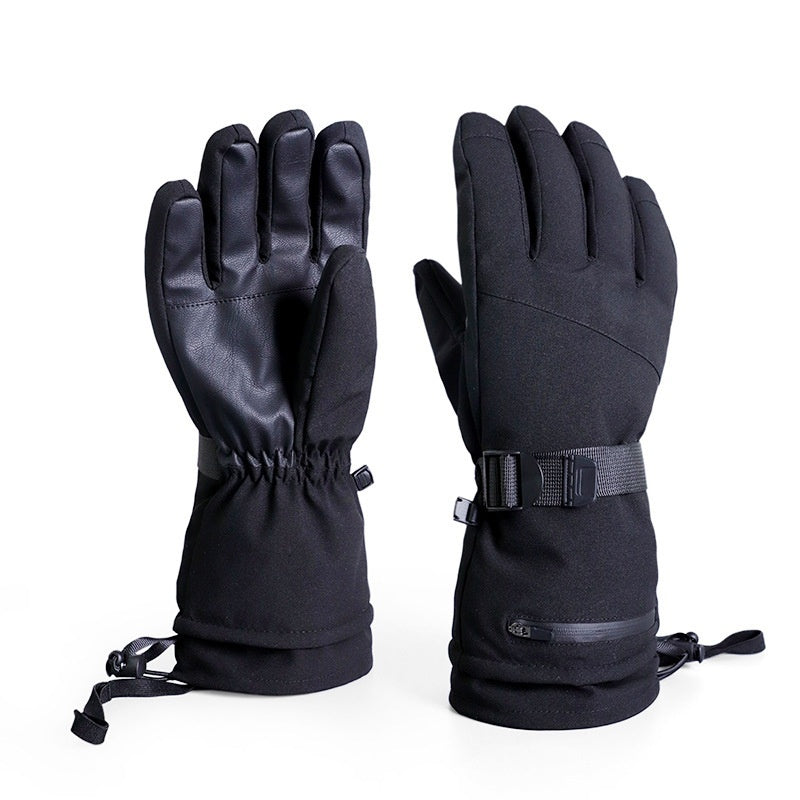 Outdoor Thickened Warm Waterproof And Anti-slip Finger Gloves