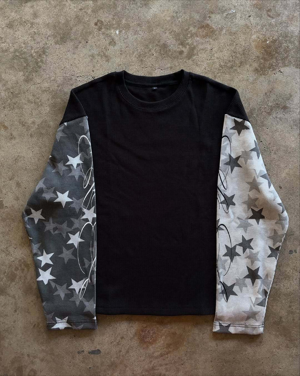 Mens Long-Sleeve Vintage T-Shirt