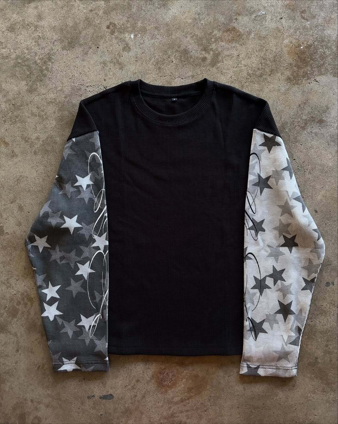 Mens Long-Sleeve Vintage T-Shirt