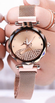 Starry Sky Womens Watch Lazy Little Swan Ladies Timepiece
