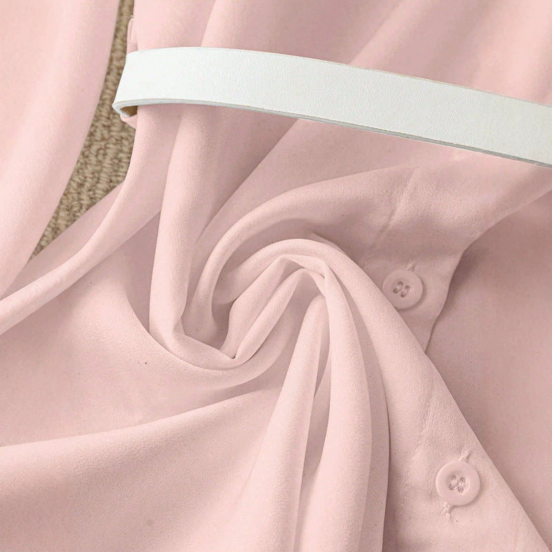 New Summer Womens White Blouse