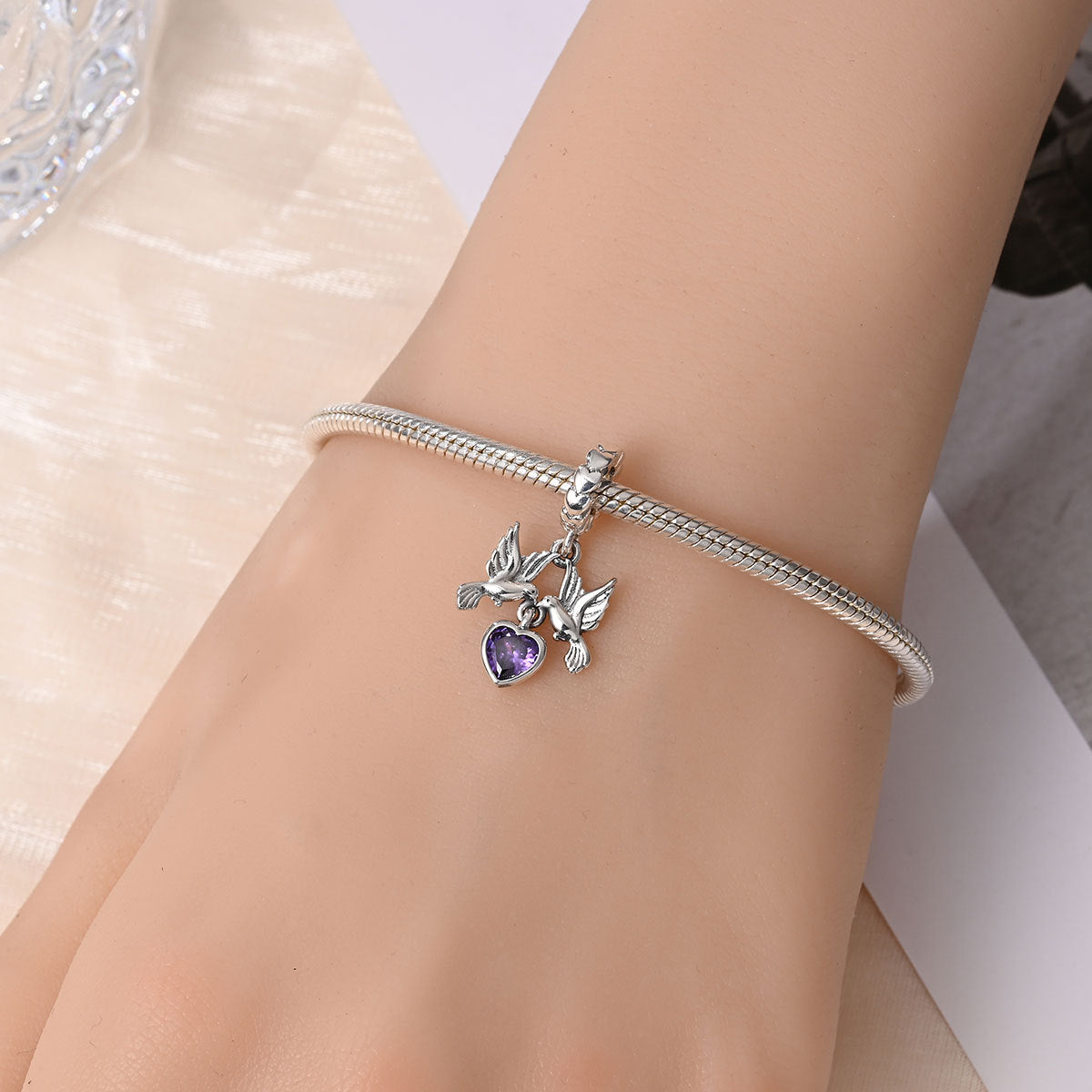Pendant Bracelet DIY Protective Heart-shaped Bead Jewelry Accessories