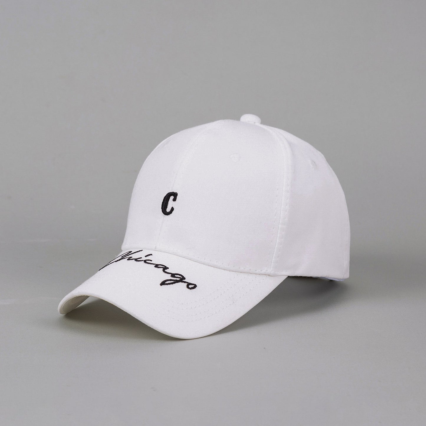 Men's And Women's Solid-color Embroidered Letter C Baseball Cap, Suitable For Best Friends Going Shopping And Having A Summer Picnic. Soft-top, Versatile Beanie Hat.