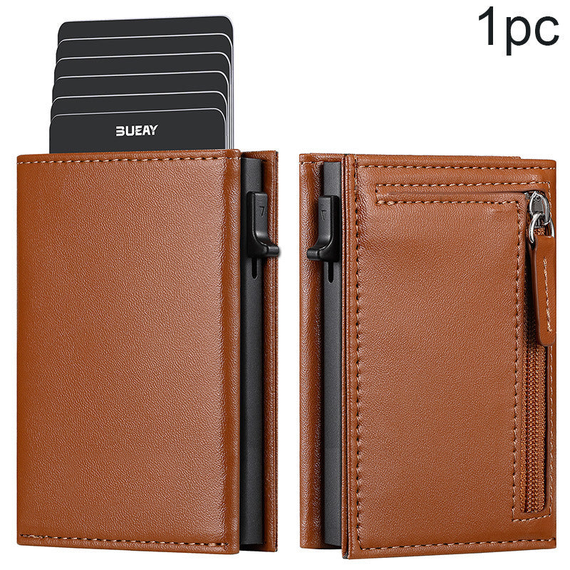 Foreign Trade First-layer Cowhide Genuine Leather Card Holder