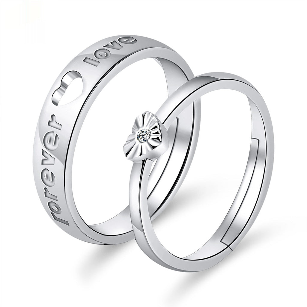 Moissanite Engagement Couple Couple Rings