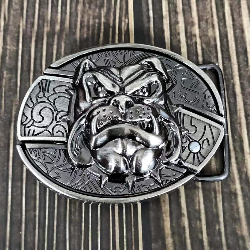 Smooth Buckle For Self-defense Trendy Punk-style Belt Buckle With A Distinctive Look