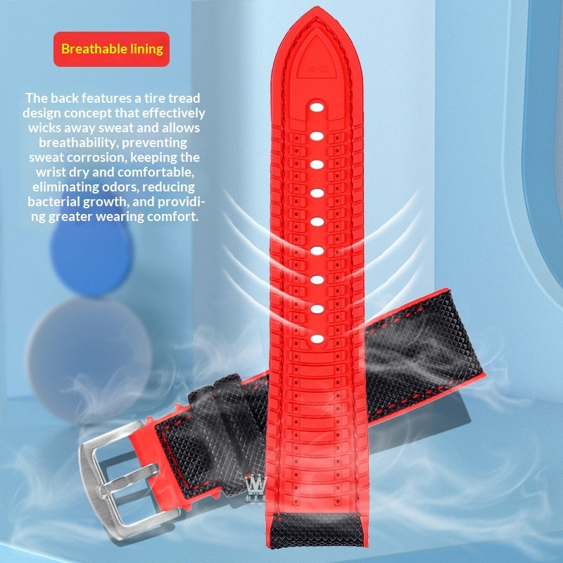 Nylon Rubber Watch Strap Adapter