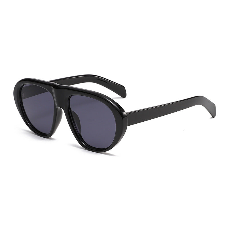 3706 Oversized Aviator Sunglasses, Fashion UV400 Shades For European & American Markets, Ideal For Amazon & Tk Cross-border E-commerce