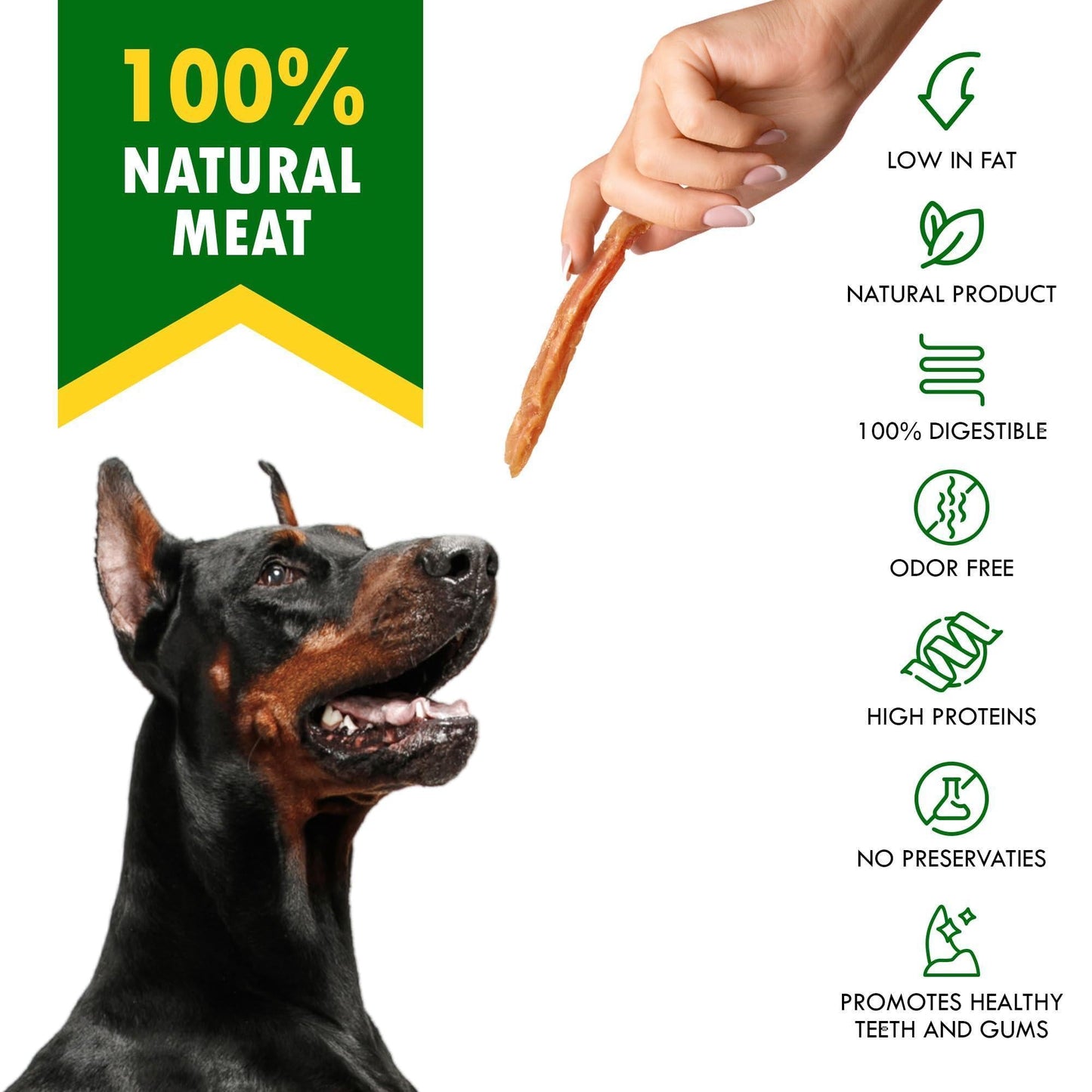 Chicken Strips Dog Treats Human-Grade Grain-Free 10.6 oz