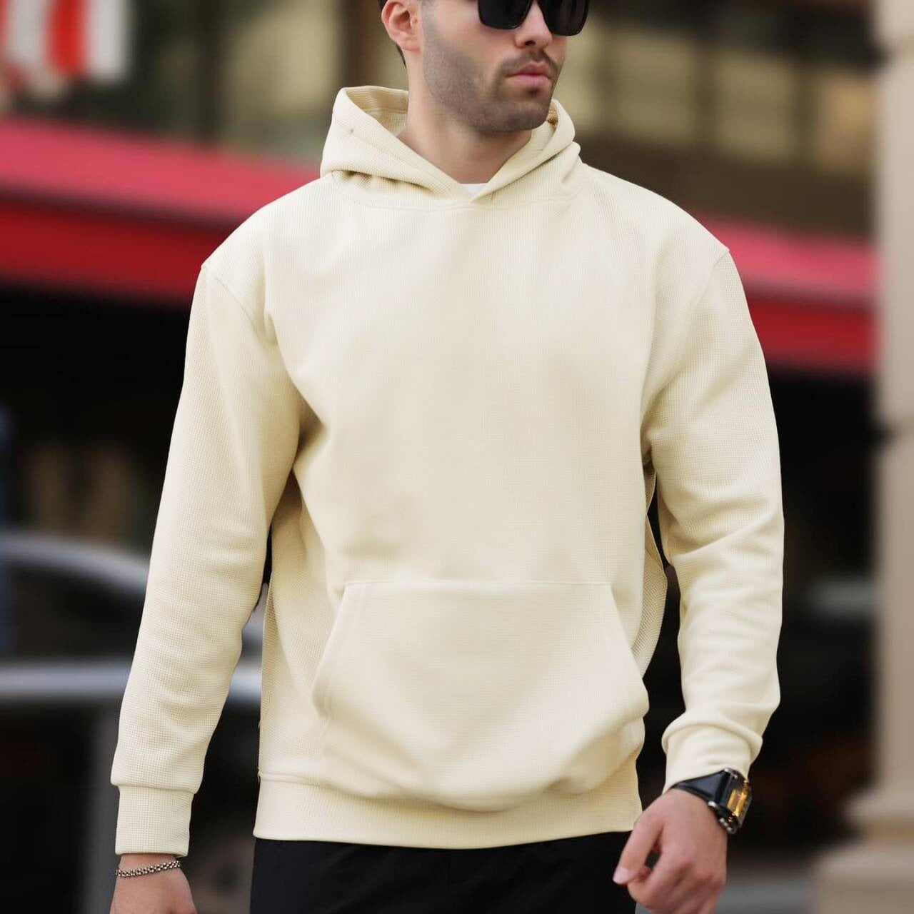 Mens Casual Long-sleeve Hoodie