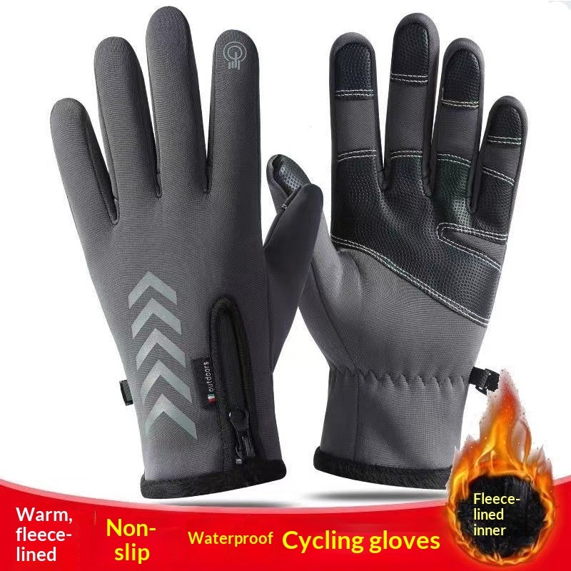 Mens Thermal Cycling Gloves Compatible With Touchscreens