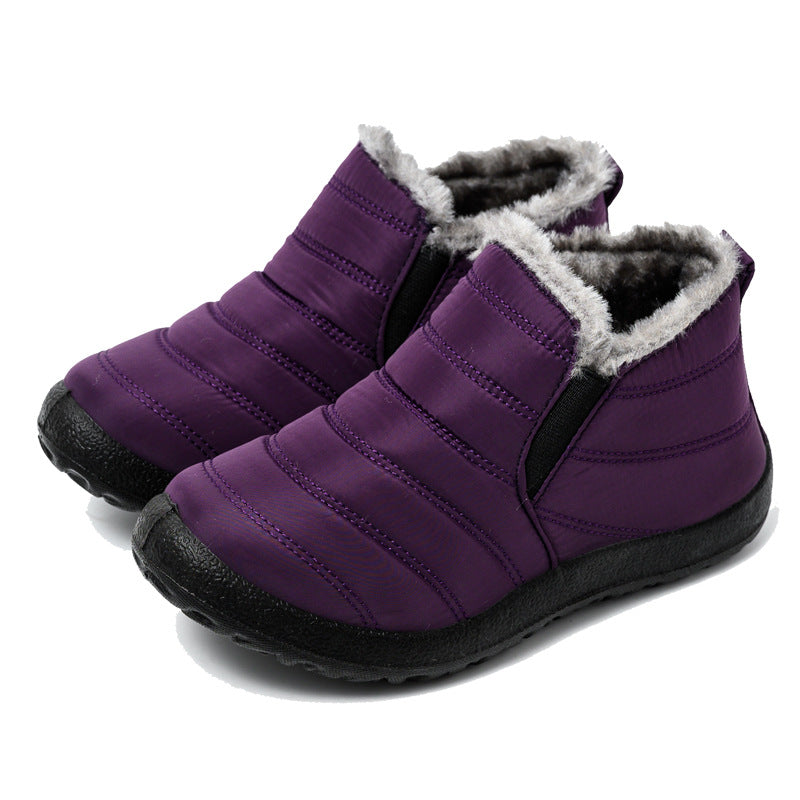 Warm Cotton Shoes Soft-soled Waterproof Boots For Snowy Conditions